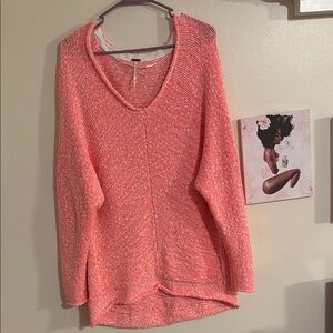 Free People Pink Sweater